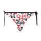 Tommy Hilfiger Γυναικείο μαγιό Essential Print Side Tie Bikini Bottom